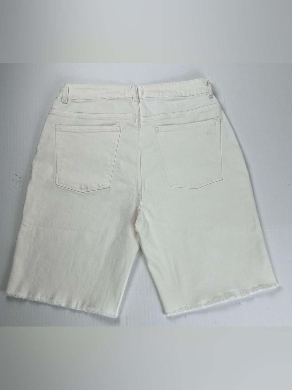 DL 1961 Jerry Bermuda Shorts High Rise Raw Hem - Picture 3 of 11